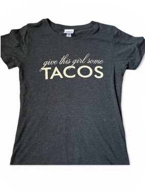 Cowgirl Justice Charcoal Gray Taco Tee